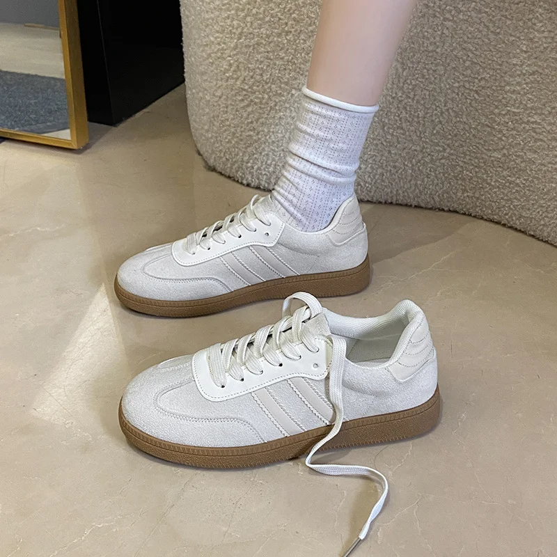 Breakj Breakj Casual Frosted Shoes Spring And Autumn Women's New Sports Retro Single Shoes Student Board Shoes Training Shoes Women's Shoes