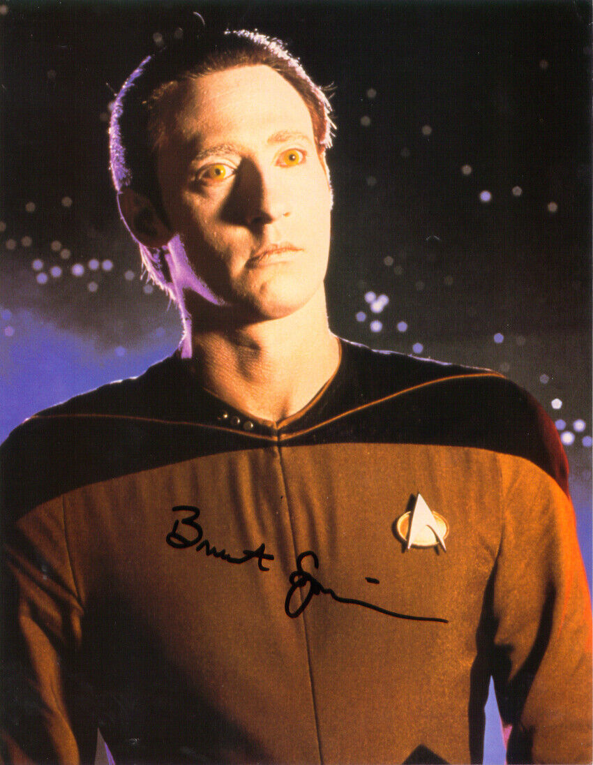 BRENT SPINER - DATA - STAR TREK Autographed Signed 8x10 Reprint Photo Poster painting #2 !!