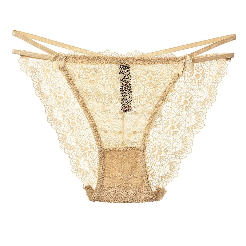 1pcs Double Strap Panties Sexy Lace Briefs Lingerie Good Quality Soft Fashion New Female Panties Sexy Underwear For Woman