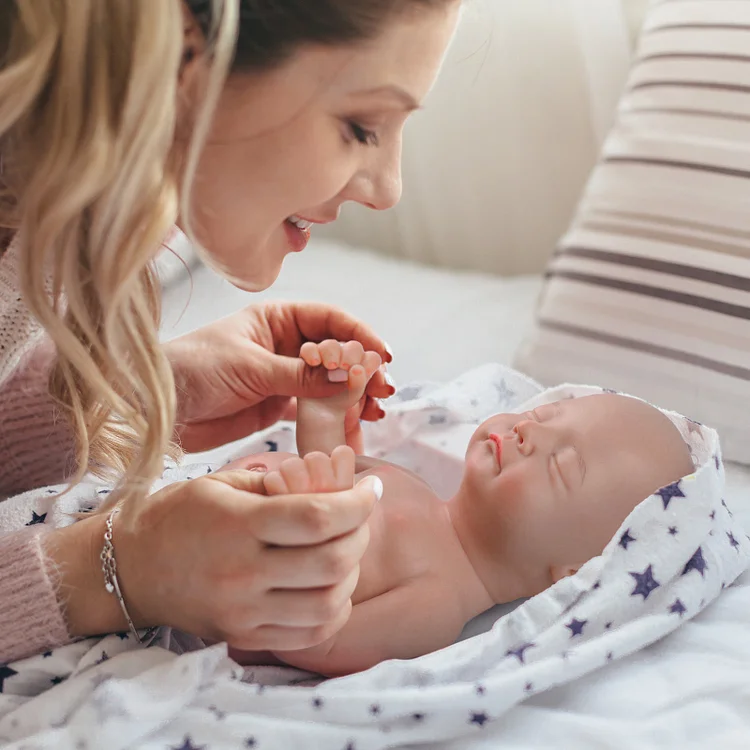 BABESIDE リボーンベビードール カレン12インチ TC1 Babeside Lifelike Reborn Baby Dolls Silicone Full Body - 12 Inch