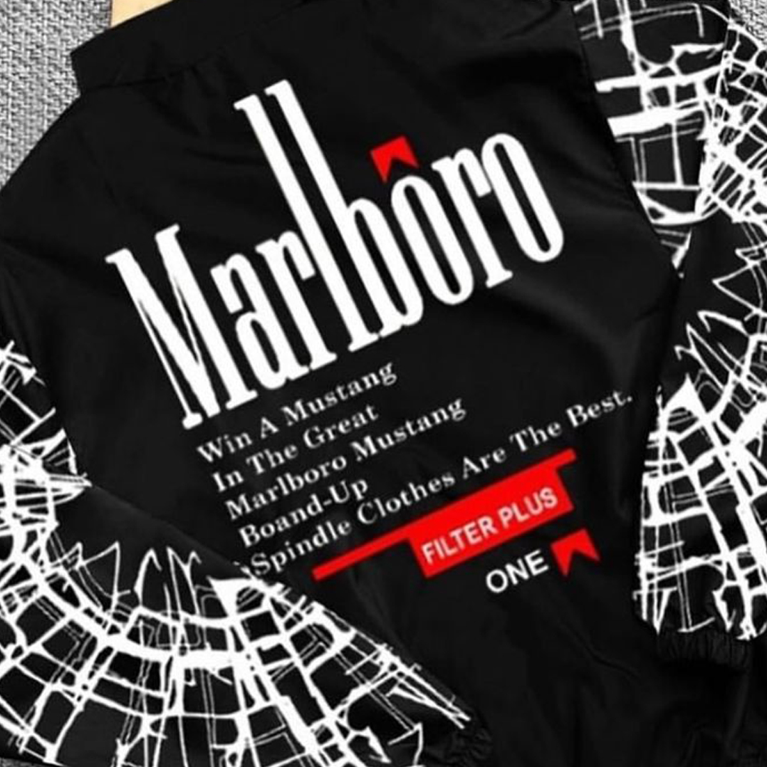 Unisex Classic Team Logo Retro Racing Jacket