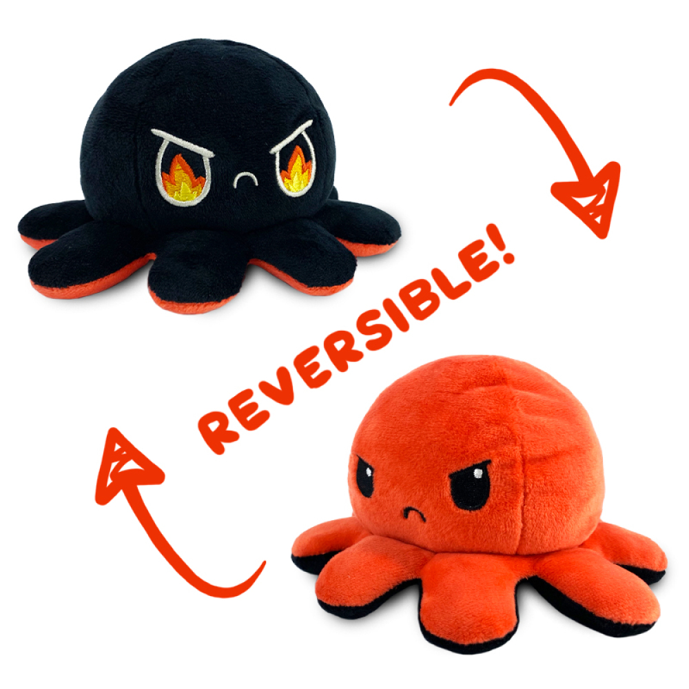 octopus plush reversible