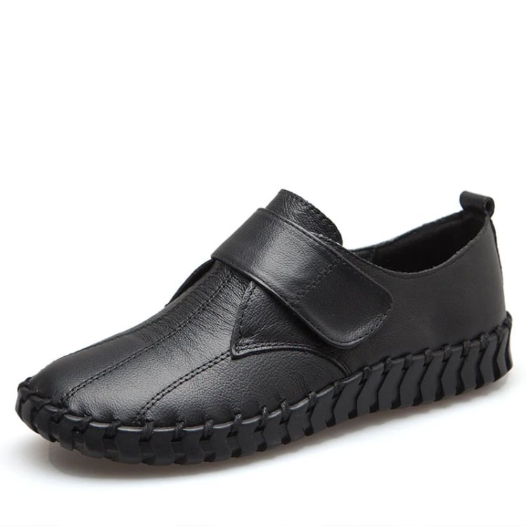Simple Leather Velcro Mother Shoes
