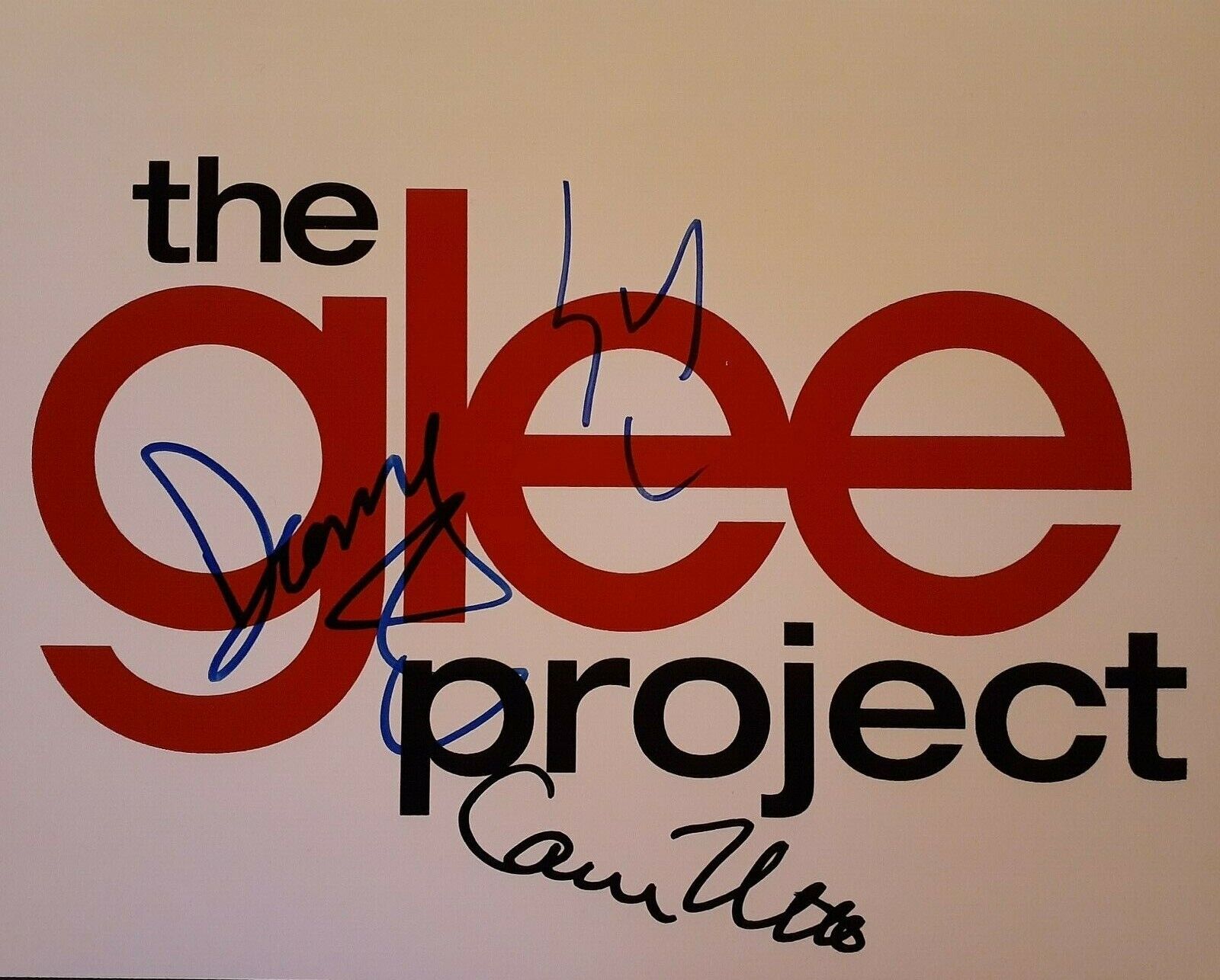 Glee project signed 8x10