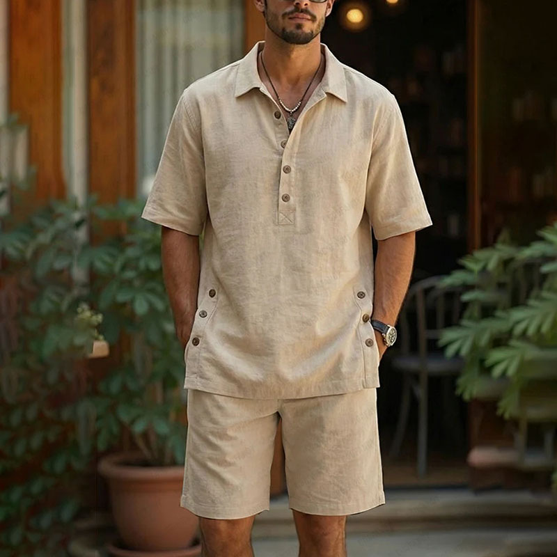 Men&rsquo;s Cotton Two Piece Set