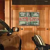 [Grande Taille]Garage de papa - Panneaux en &eacute;tain m&eacute;tallique(30*40cm)