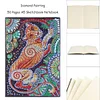 Diamond Painting Leopard 50 Pages A5 Sketchbook Notebook