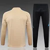 Joyfball 2024/2025 Argentina Half-Pull Training Suit Khaki Jersey 1:1 Thai Quality Set