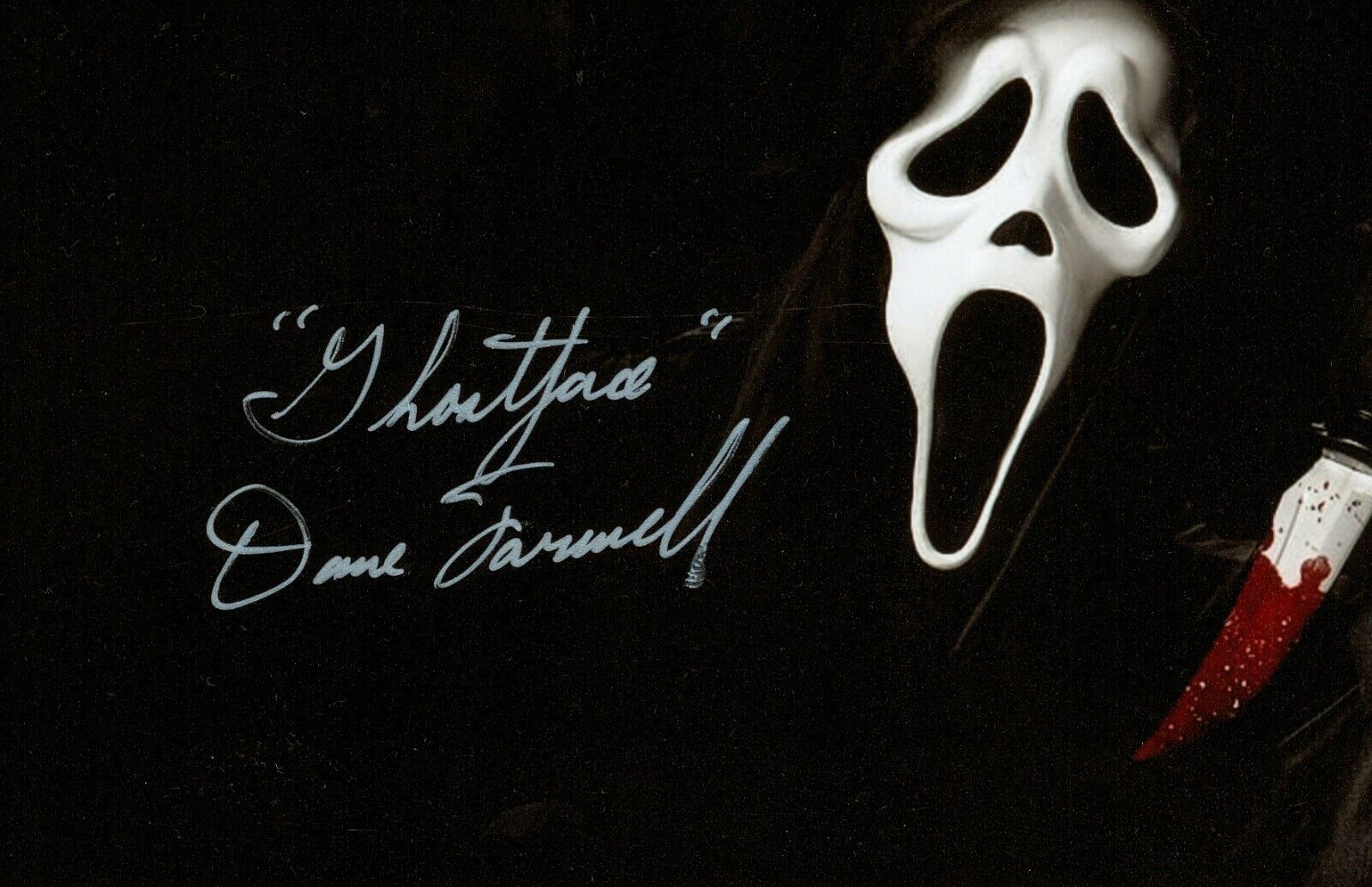 Dane Farwell Hand Signed 6x4 Photo Poster painting Scream Ghostface Autograph Memorabilia + COA