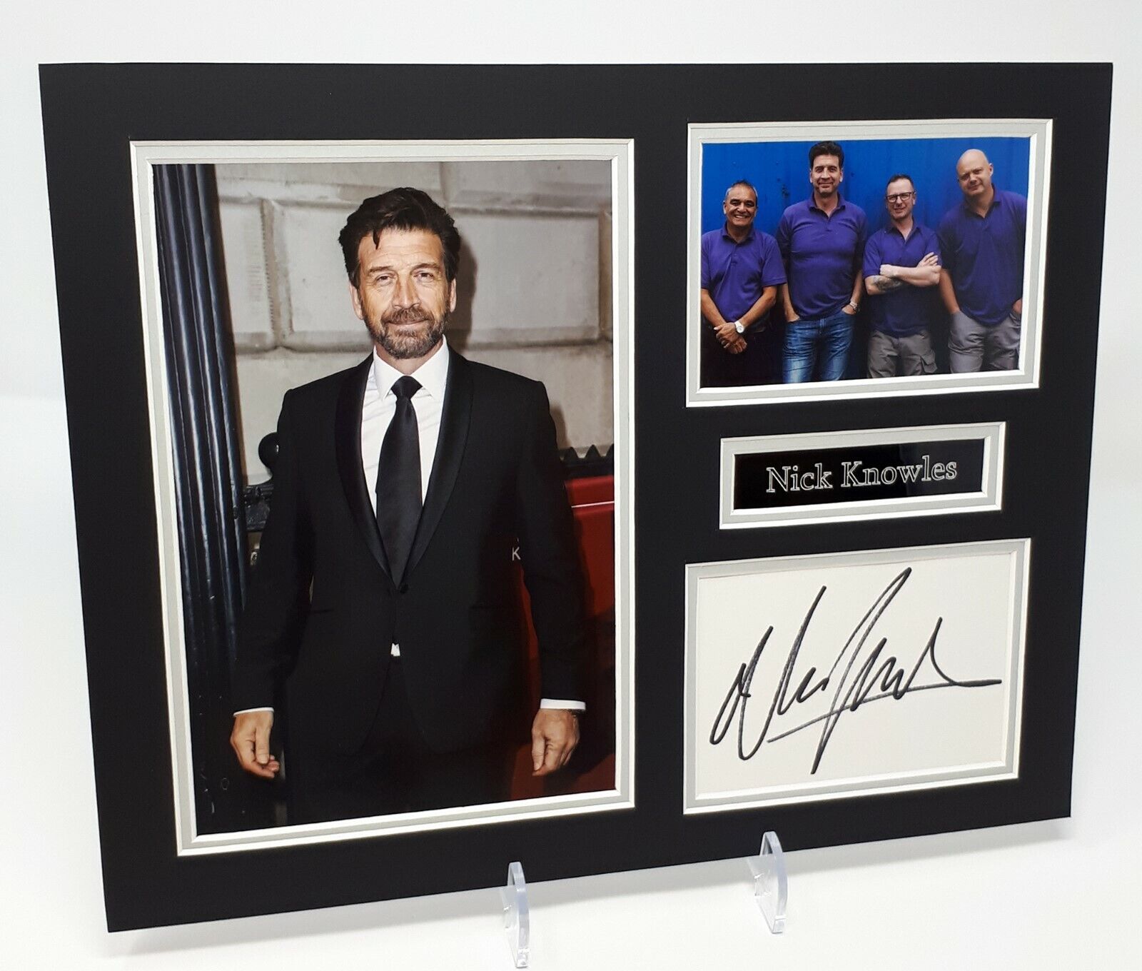 Nick KNOWLES Signed Mounted Photo Poster painting Display AFTAL COA DIY SOS, TV Presenter