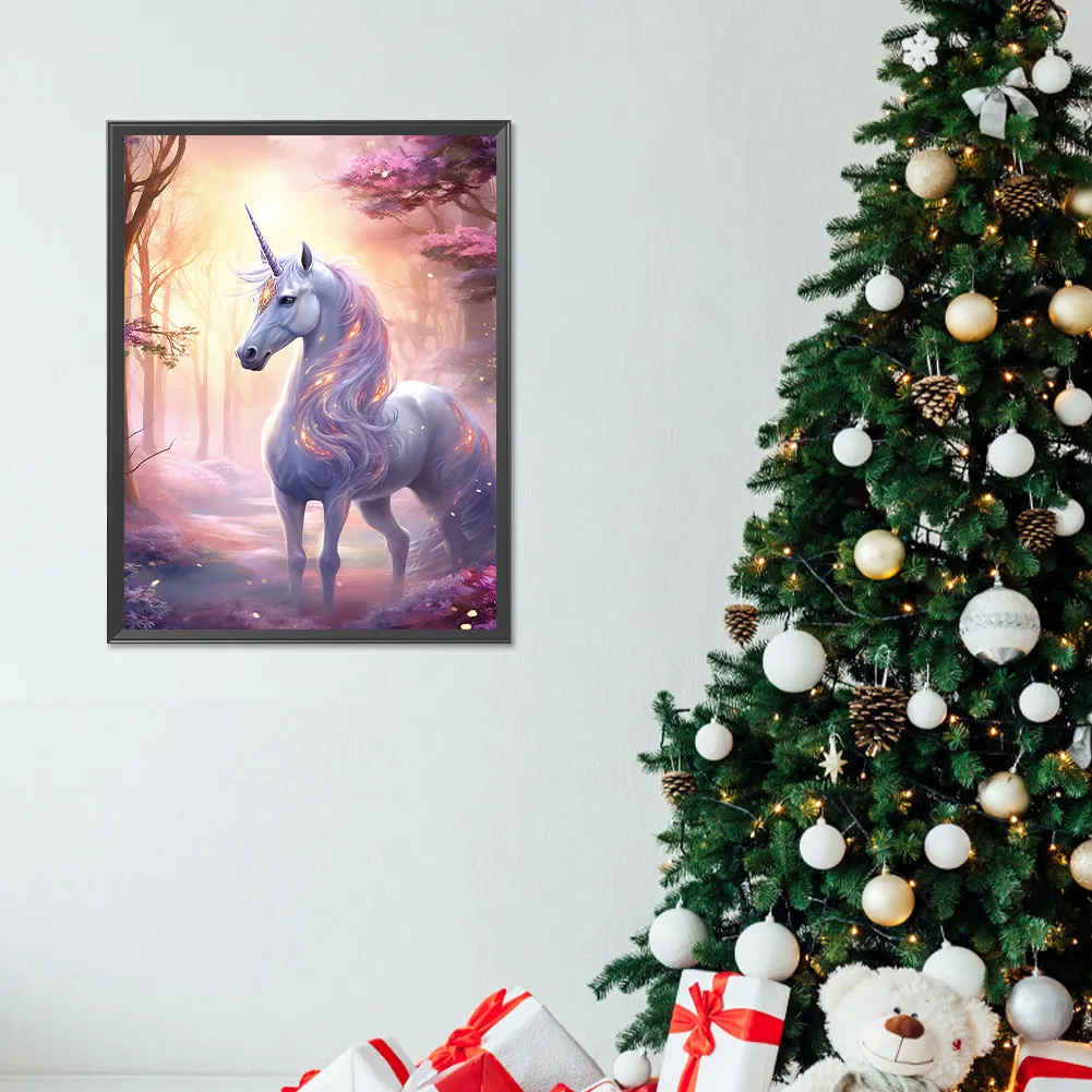Diamond Painting - Full Round Drill - Unicorn(Canvas|30*40cm)