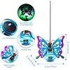 LED Solar-Powered Hanging Animal Lights Waterproof Outdoor Solar Hanging Lantern Auto On/Off Creative Small Sculpture Lights for Garden Backyard Balcony Porch Decor