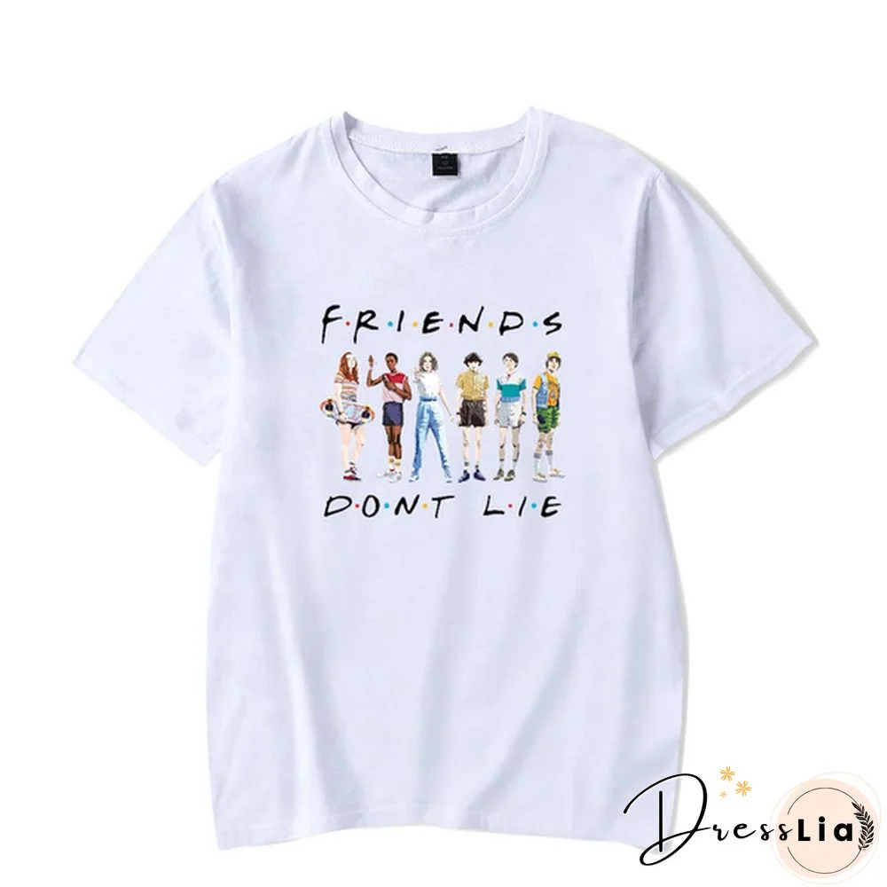 New Arrival Women/Men's Casual Stranger Things Print Short Sleeve T-Shirt Funny Tee Shirts Hipster O-Neck Cool Tops