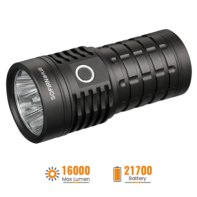 Sofirn Q8 Plus Rechargeable Flashlight with Anduril 2.0 UI