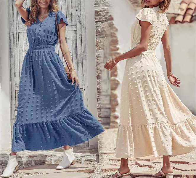 VNeck Maxi Dress main image 0