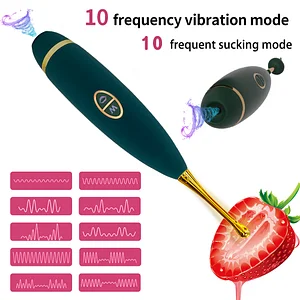 Sucking Vibrator Dildo - Clitoral and G-Spot Stimulator for Vaginal Massage