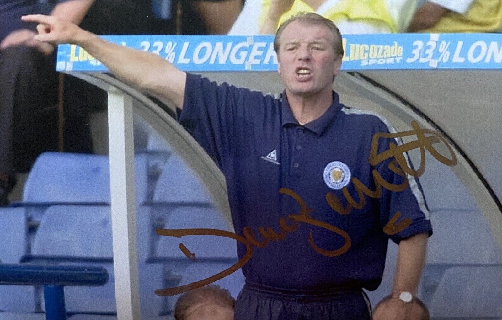 Dave Bassett Genuine Hand Signed Leicester City 6X4 Photo Poster painting