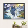 Diamond Painting-DIY Full Round Drill Wolf