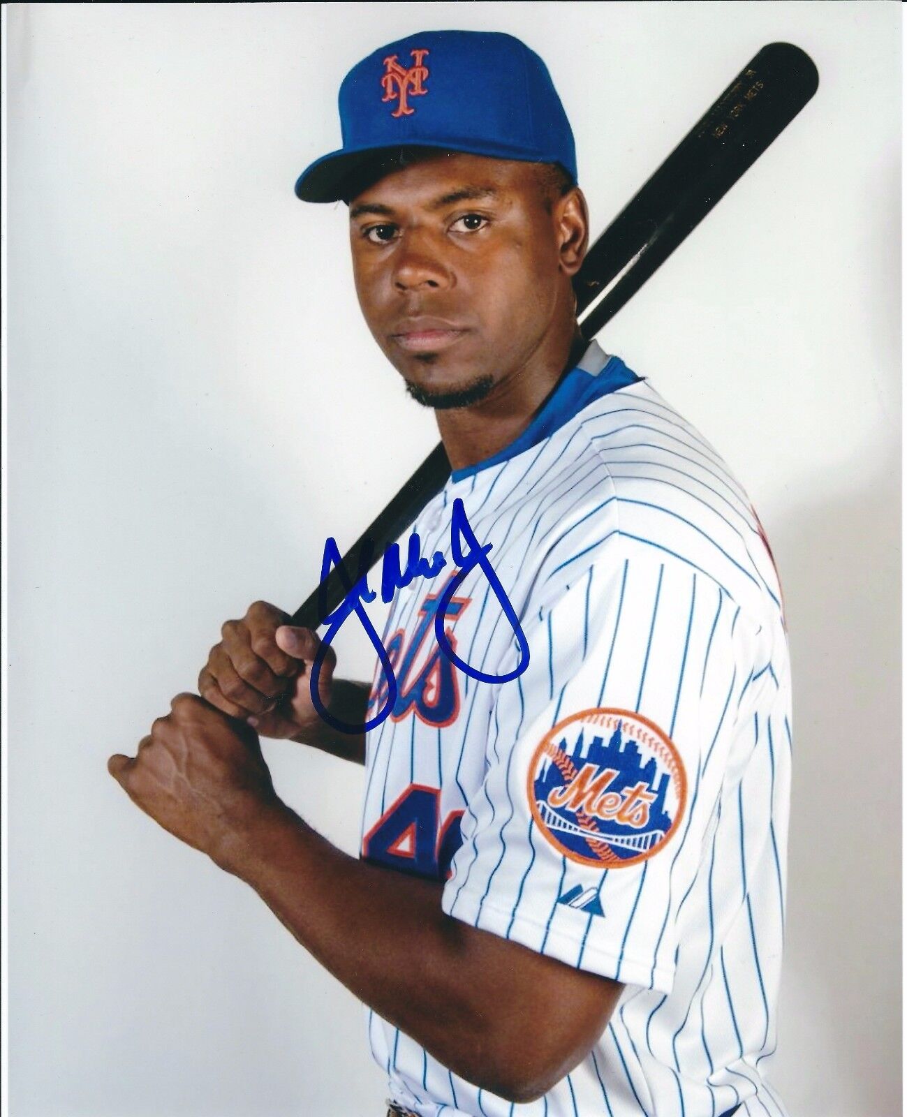 Signed 8x10 JOHN MAYBERRY JR New York Mets Autographed Photo Poster painting - COA