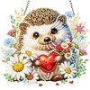 4Pcs Diamond Painting Acrylic Animals Pendant Single Side Drill Home Garden Decor
