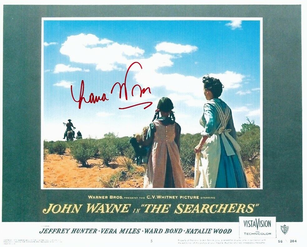 LANA WOOD hand-signed THE SEARCHERS 8x10 authentic w/ coa JOHN WAYNE WESTERN