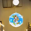 Double Sided Christmas Diamond Painting Battery Powered Chandelier for Home Room