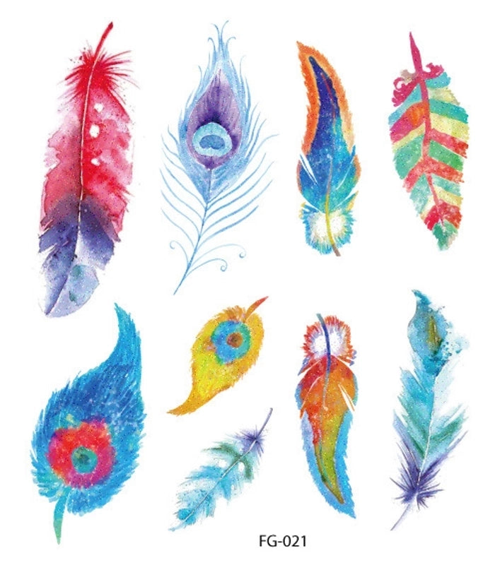 Lady Butterfly Pet Tattoos & Body Art 1 Piece