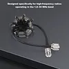1.8-30MHz Shortwave Common Mode Filter Ferrite Cores HF Common Mode Choke Balun 150W PEP EM43 Toroid Core for Shortwave Communication Antenna Grounding