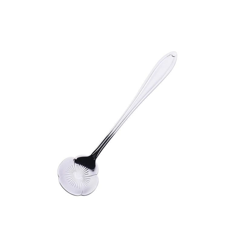 Vacation Flower Stainless Steel Spoon 1 Piece 1 Set