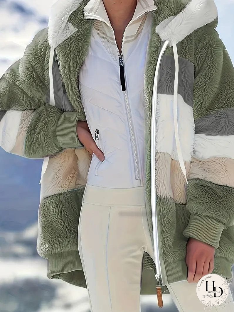 Trendy Tie-Dye Hooded Jacket