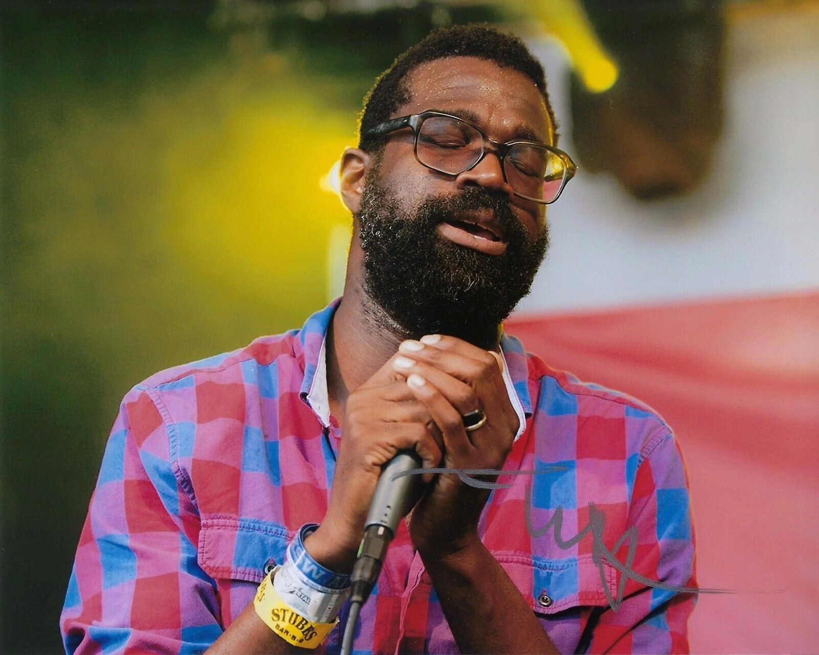 GFA TV on the Radio Band * TUNDE ADEBIMPE * Signed 8x10 Photo Poster painting PROOF AD2 COA