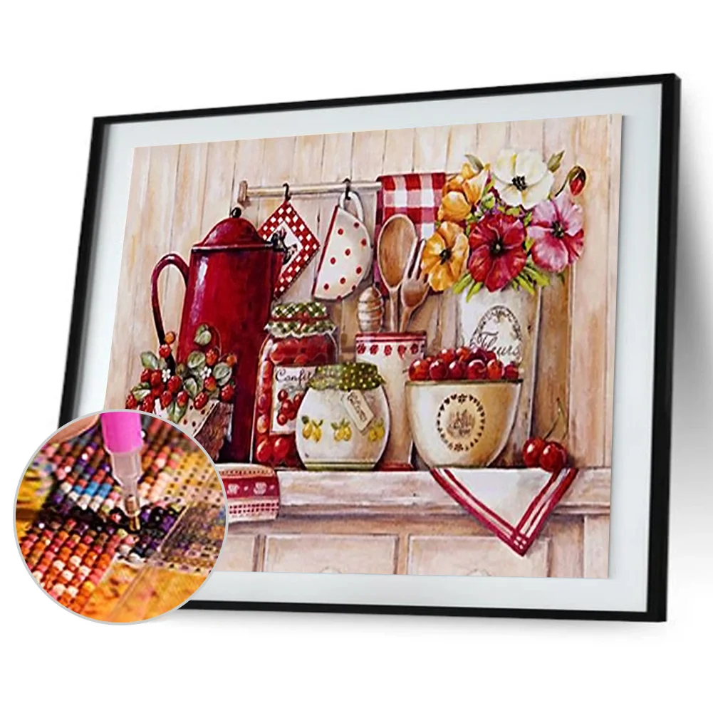 Diamond Painting - Full Round Drill - Cupboard(60*40cm)