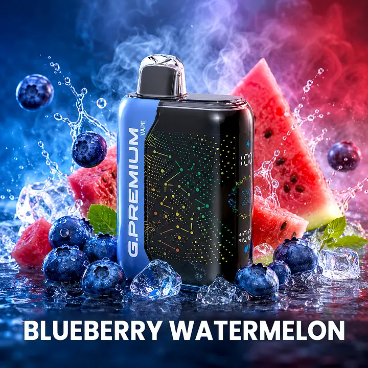 GEEK BAR PREMIUM 60 000 puffów – wariant Blueberry Watermelon; 10 smaków, Dual Mesh, 28 ml, 800 mAh