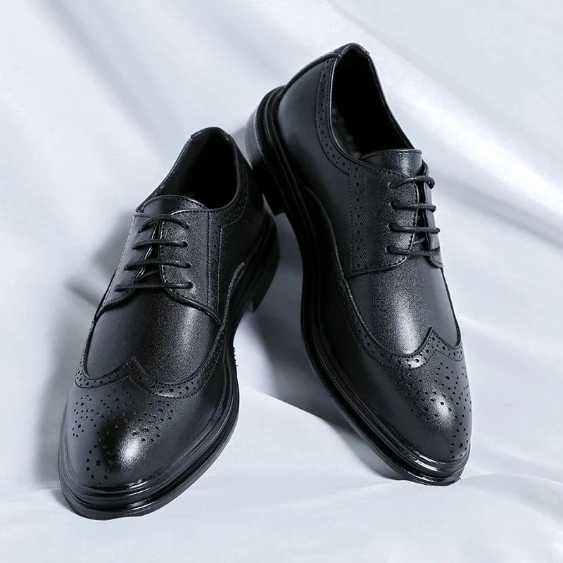 Fra Angelico Leather Wingtip Shoes