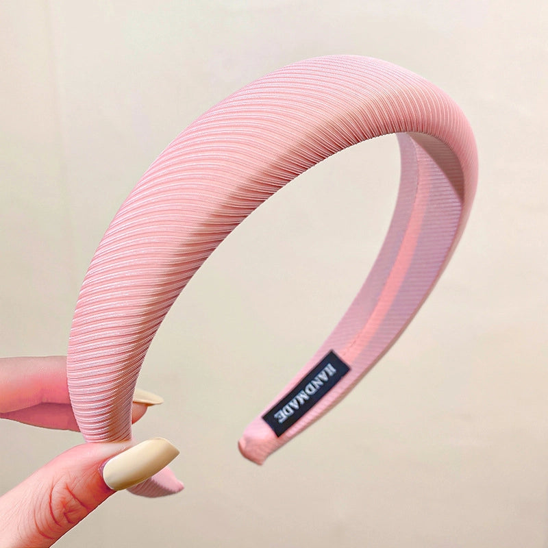 Korean Style Solid Macaroon Color Sponge Headband