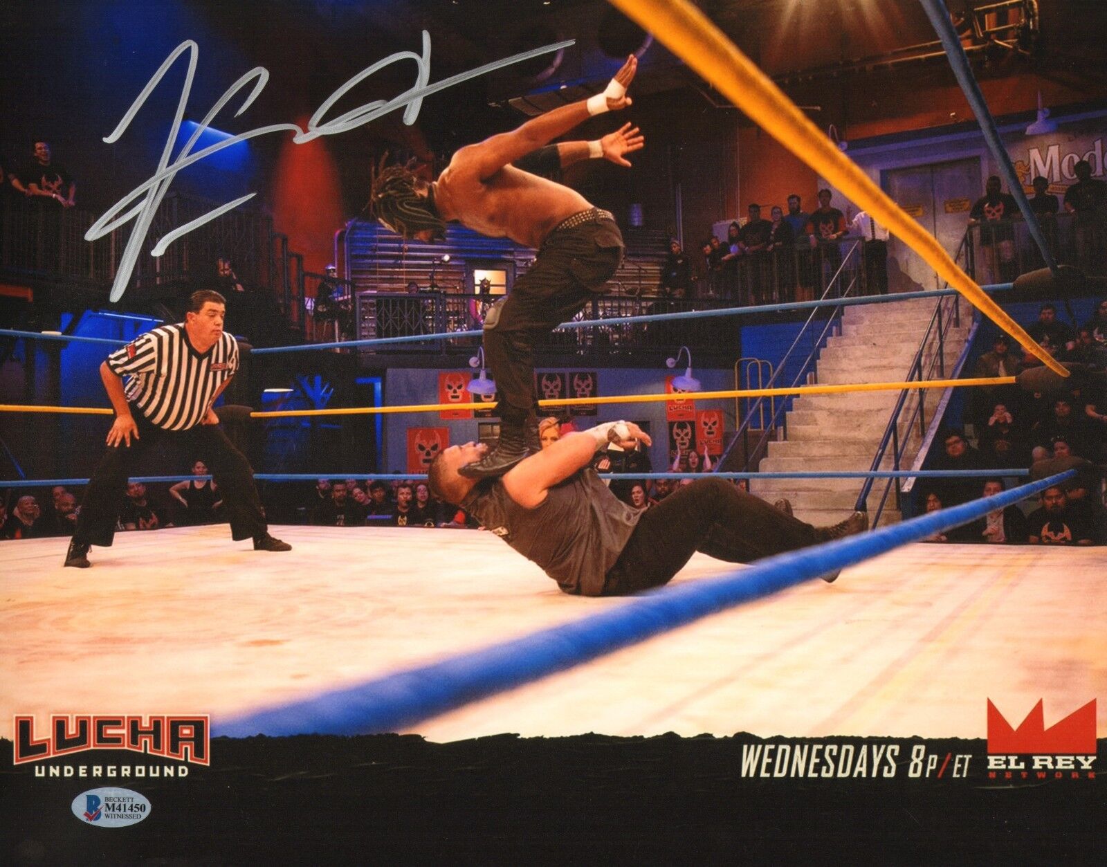 Killshot Signed 11x14 Photo Poster painting BAS COA Lucha Underground Shane Strickland WWE NXT 4