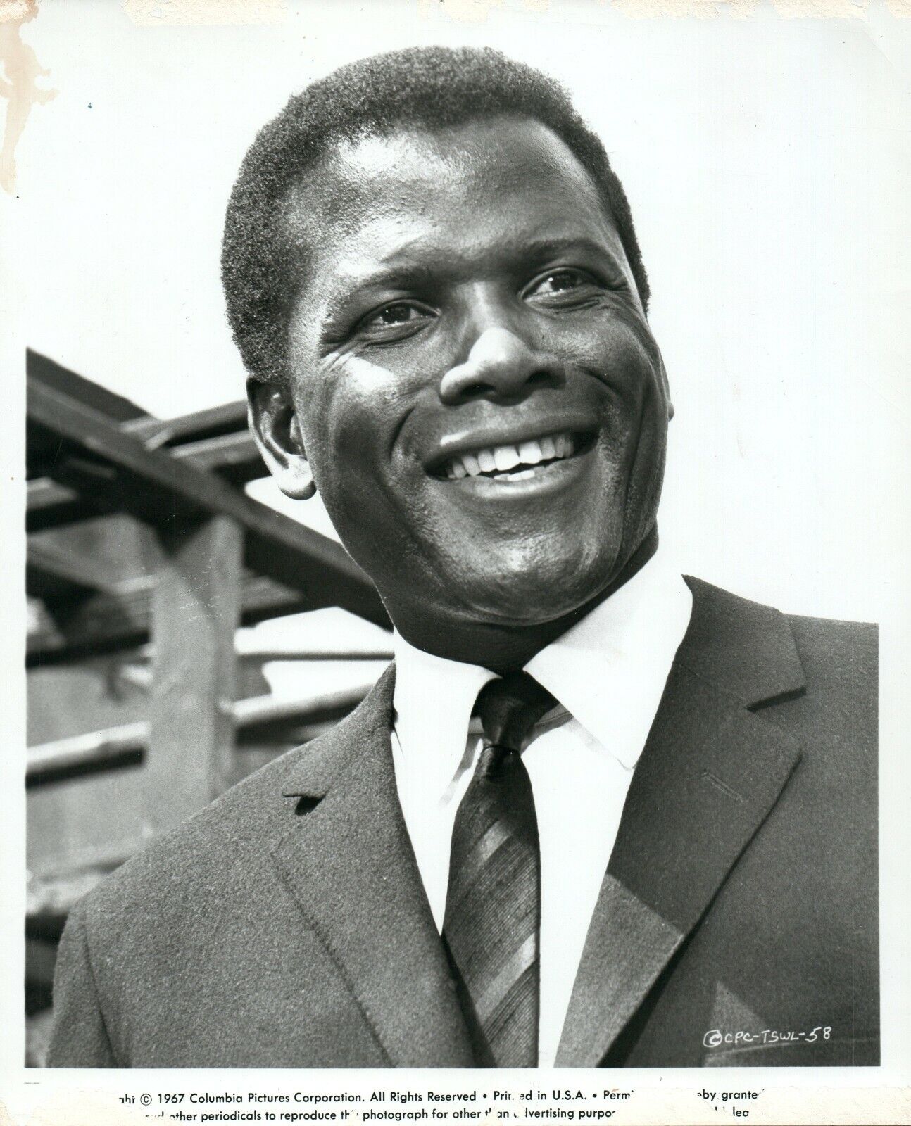 SIDNEY POITIER Actor Movie Star 8x10 Promo Press News Photo Poster painting 1967