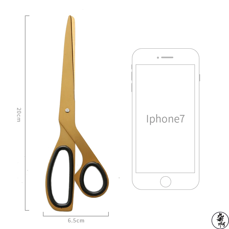 Vintage Brass Scissors Minimallism Utility Knife Paper Cutter Notebook Planner Accessories Stationery Office & School Supplies