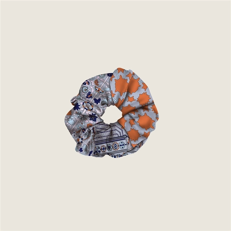 Women’s Retro Sweet Printing Cloth Hair Tie