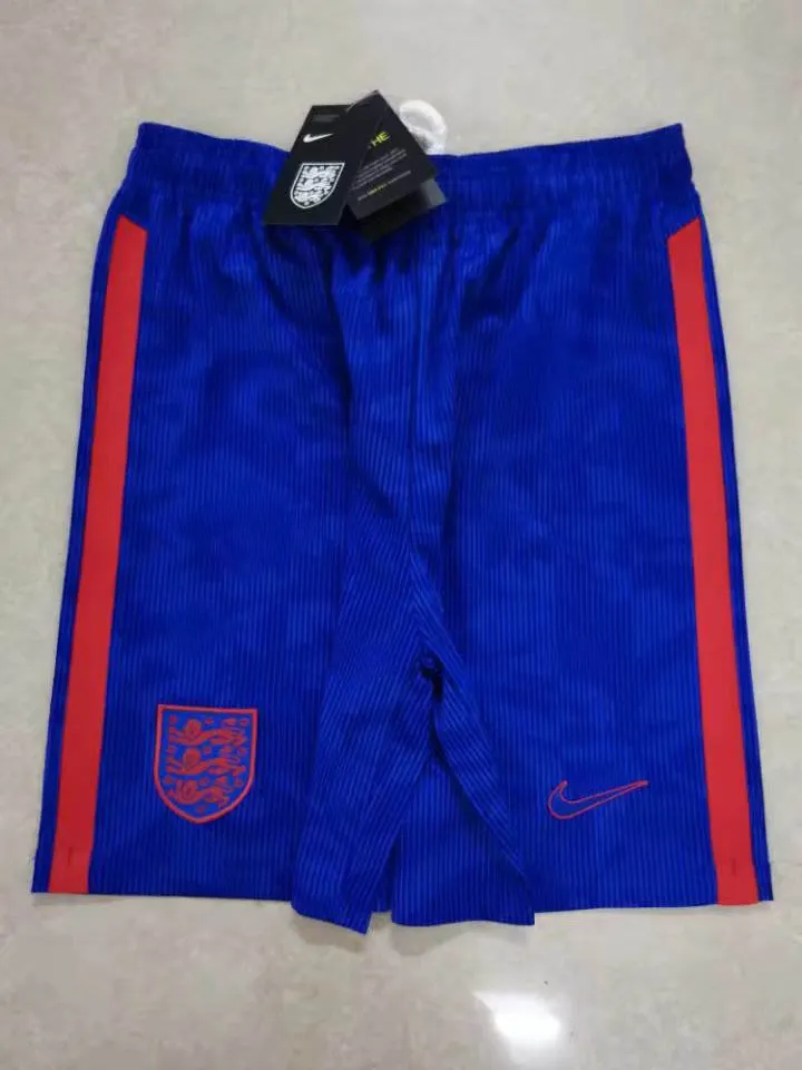 2020 England Soccer Jersey Blue Shorts Away