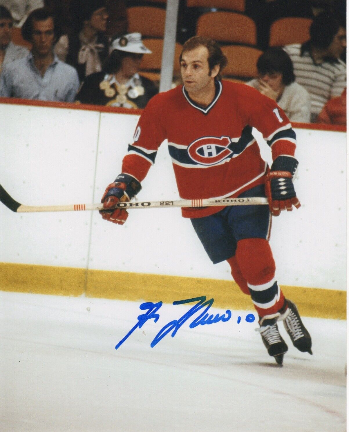 Montreal Canadiens Guy Lafleur Autographed Signed 8x10 NHL Photo Poster painting COA #10