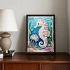 Diamond Painting-DIY Special Shaped Drill Pearl Painting Seahorse(30x40cm)