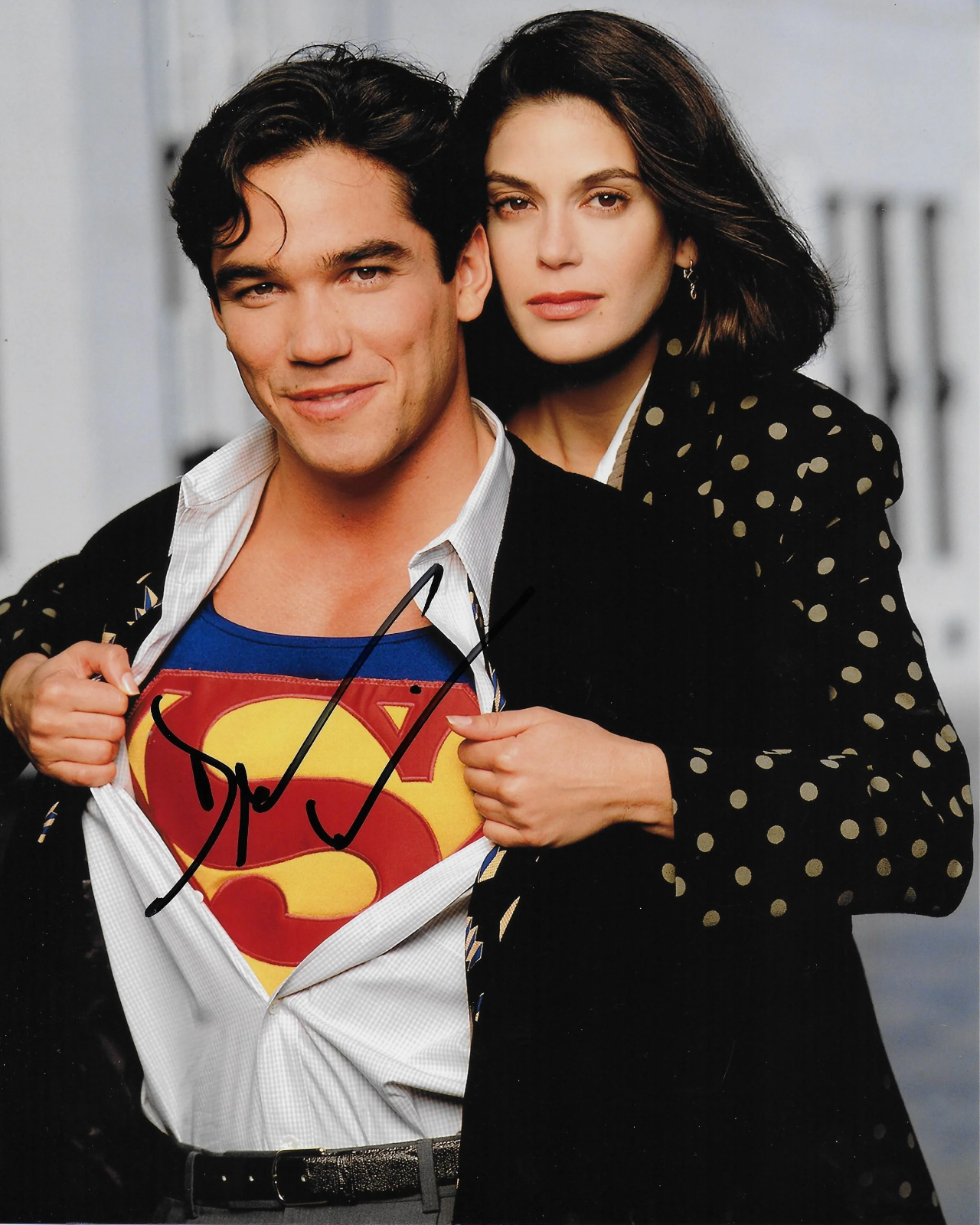 Dean Cain Lois & Clark Superman Original Autographed 8X10 Photo Poster painting 4 signed @ HShow