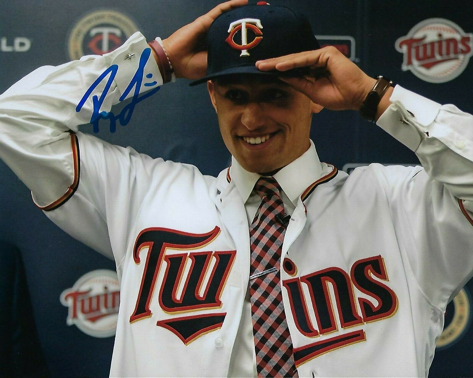 GFA Minnesota Twins Future * ROYCE LEWIS * Signed 8x10 Photo Poster painting COA