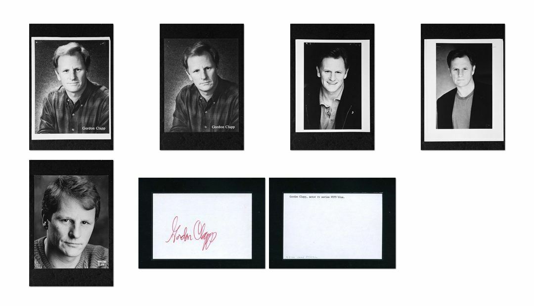 Gordon Clapp - Signed Autograph and Headshot Photo Poster painting set - NYPD Blue