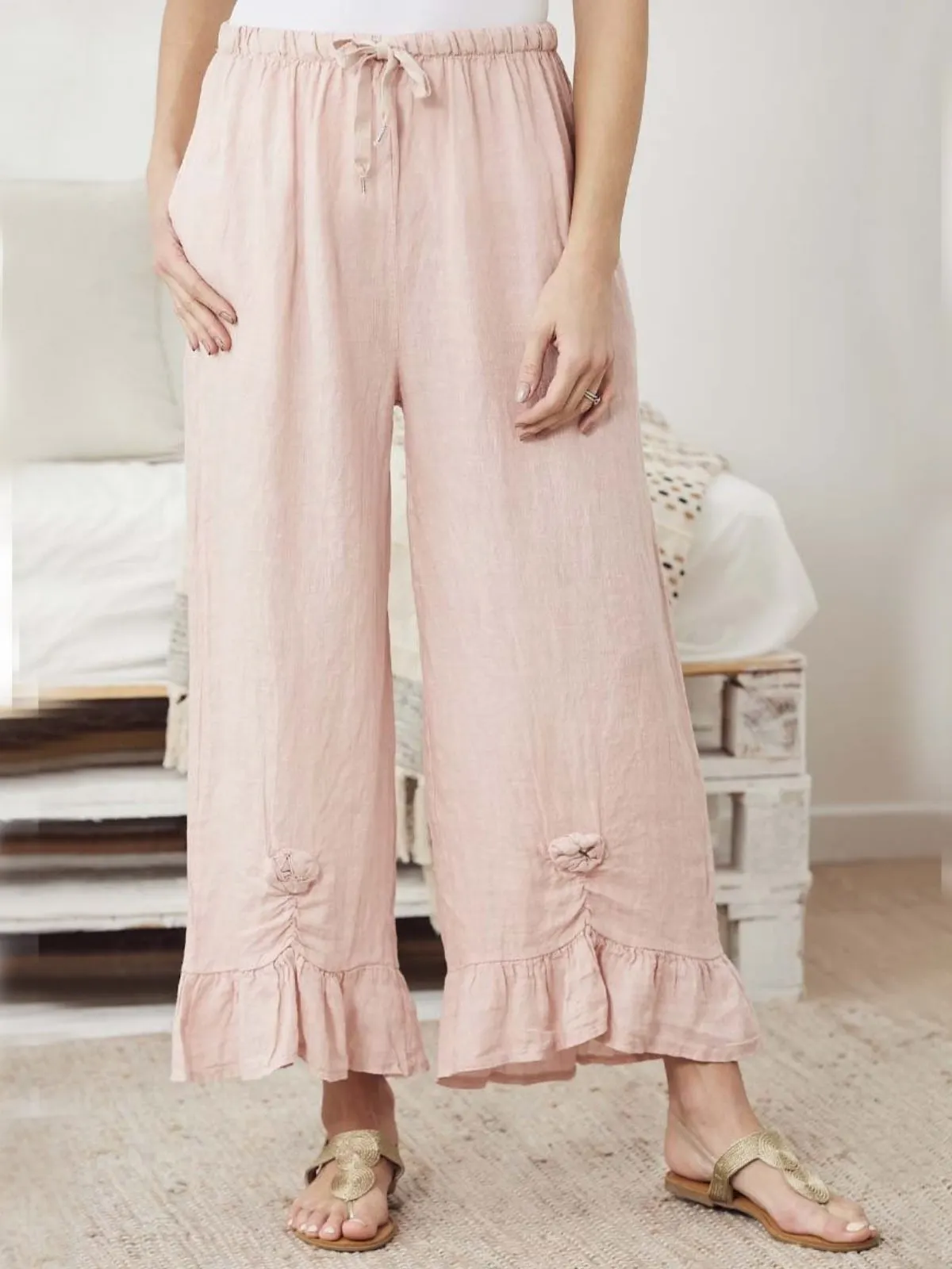 Casual Solid Pants