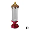 LED Christmas Candles Decoration Gift Rechargeable With Glitter