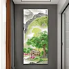 Four Seasons In Jiangnan-Spring-11CT Stamped Cross Stitch 50*115cm/19.69*45.28in(Big Size)