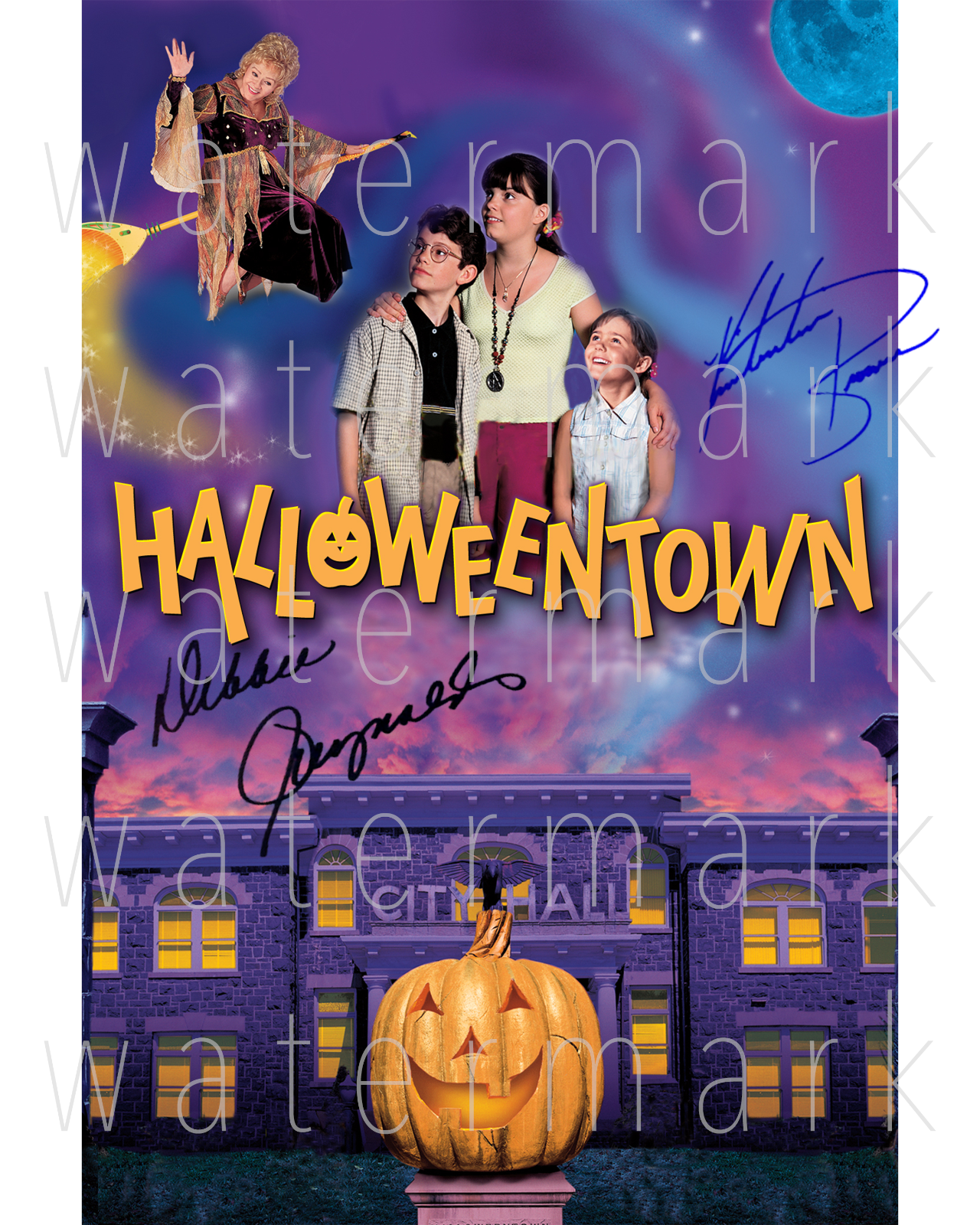 Halloweentown Debbie Reynolds signed 8X10 inch print Photo Poster painting picture poster RP