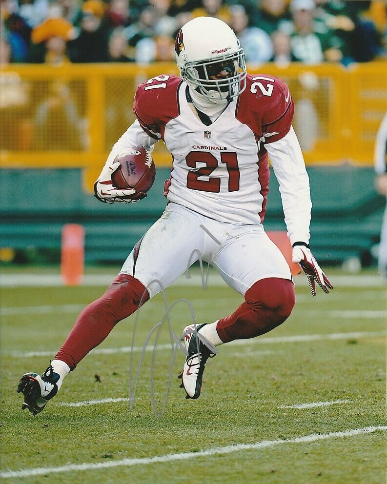 PATRICK PETERSON SIGNED ARIZONA CARDINALS FOOTBALL 8x10 Photo Poster painting #3 NFL AUTOGRAPH